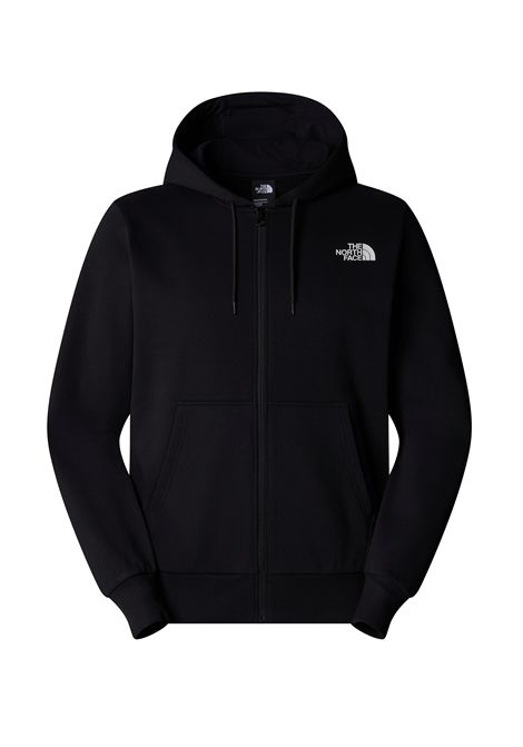 Felpa The North Face Simple Dome con Zip e Cappuccio Nero Uomo THE NORTH FACE | Felpe | NF0A89FD-JK3
